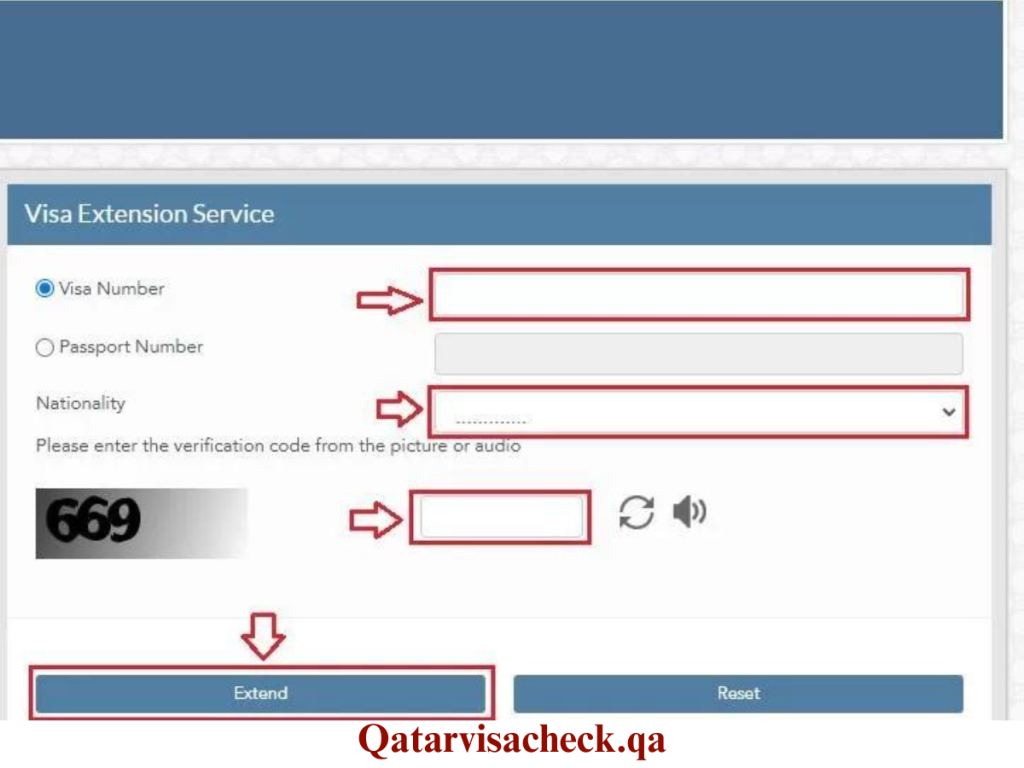 Add details for visa extension