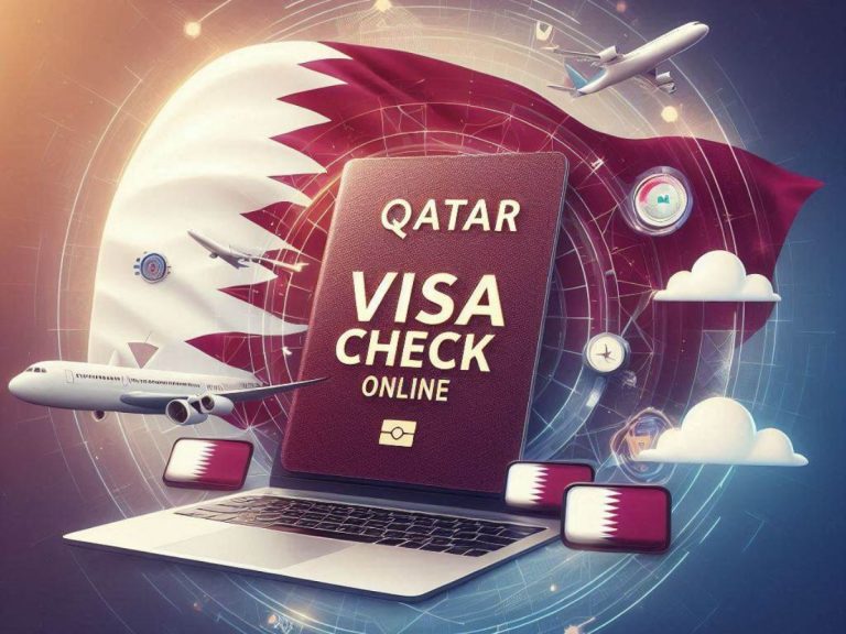 Check Qatar visa status online