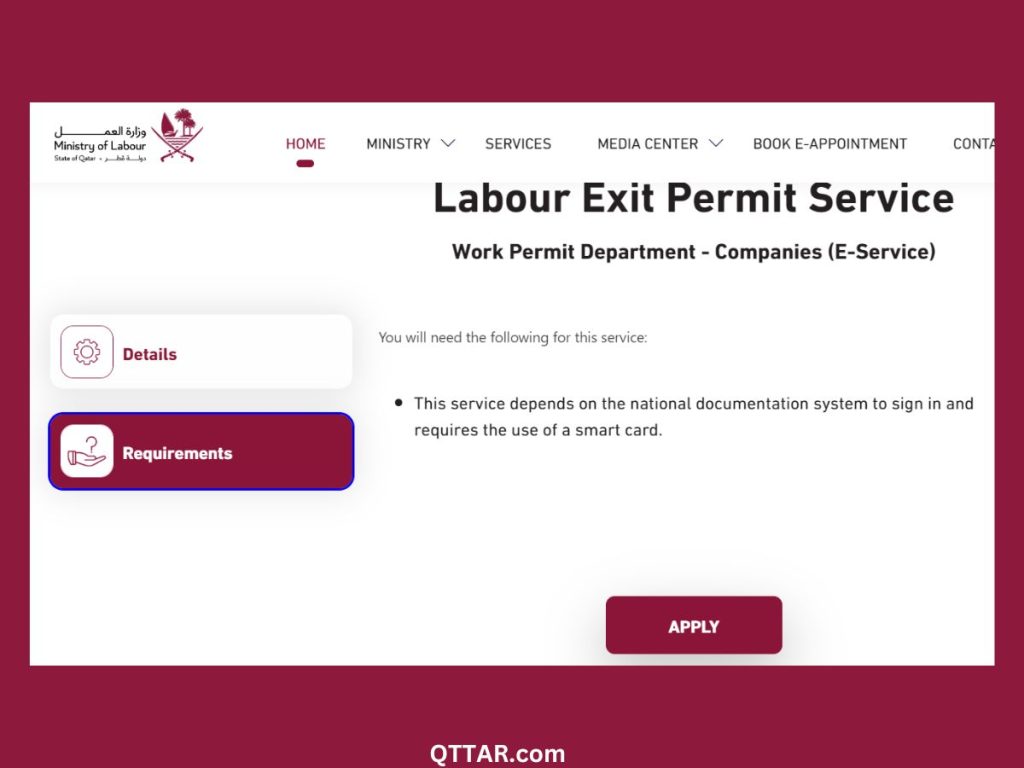 Labour exit permit service Qatar