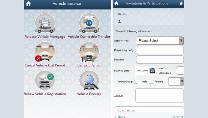 Renew Qatar vehicle registration Metrash2