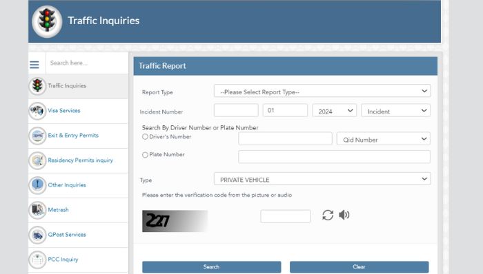 Report traffic violations qatar