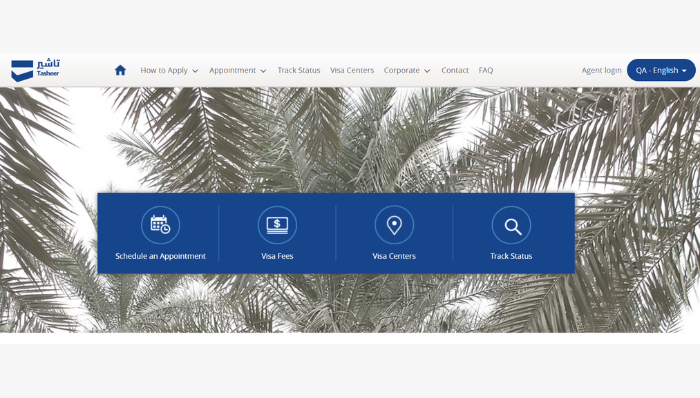 Tasheer website for qatar appointments