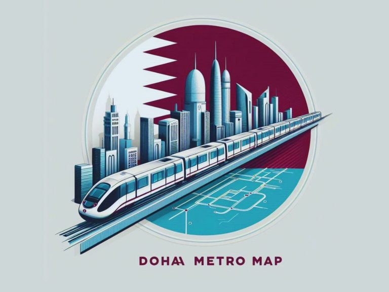 Doha train map explained