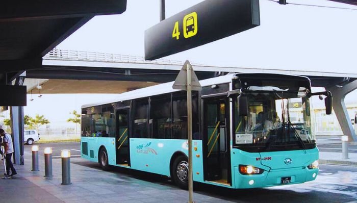 Karwa buses stop hamad int airport