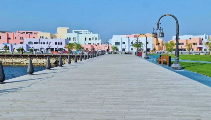 old doha port mina district photo