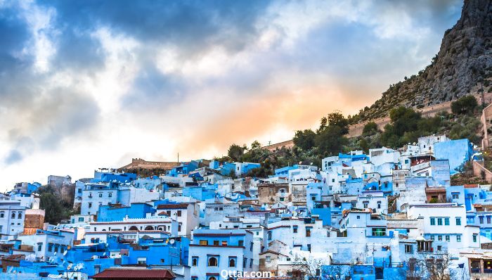 Chefchaouen blue town Morocco