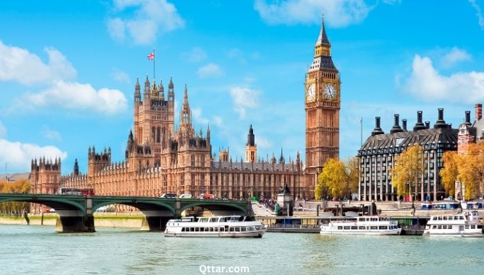 Houses of Parliament Big Ben in London UK