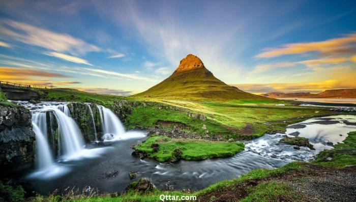 Kirkjufellsfoss Waterfall in Iceland