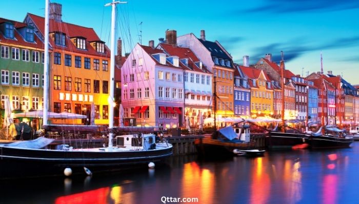 Nyhavn in Copenhagen, Denmark