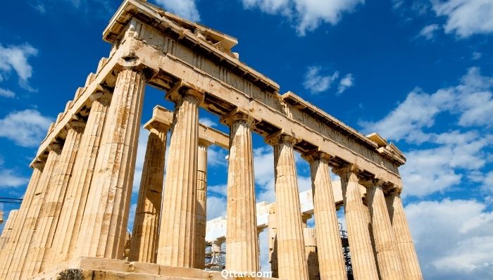 Parthenon in Greece