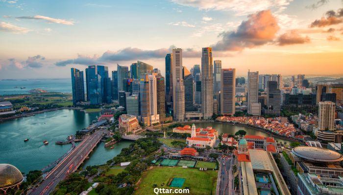 Singapore business district