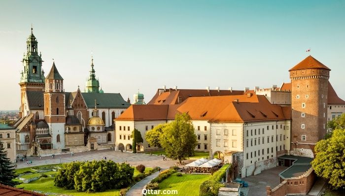 Wawel Castle in Krakow, Poland